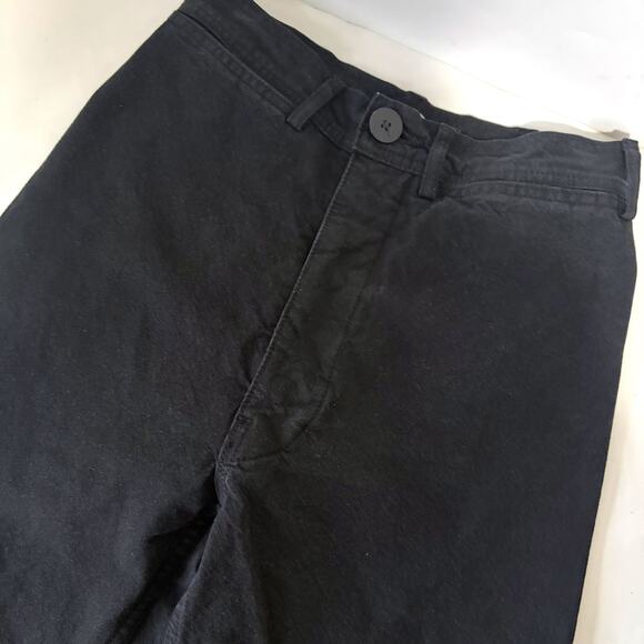 JESSE KAMM Ranger 100% Cotton Canvas Pants in Black Size 2 - Picture 10 of 15